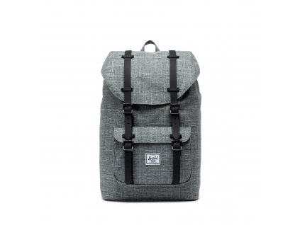 Herschel Little America Mid-Volume Raven Crosshatch/Black 17L, 10020-00919-OS