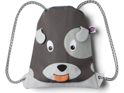 detský batůžek Affenzahn Kids Sportsbag Dog - grey, AFZ-GYM-001-026