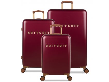 Sada cestovných kuforů SUITSUIT® TR-7111/3 - Classic Biking Red, RB-TR-7111/3