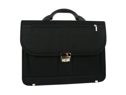 Aktovka REAbags 7618-T - čierna/nikl, RB-7618-T_BLACK_N