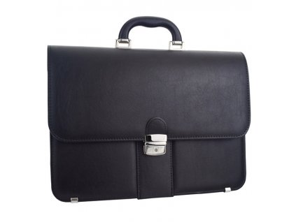 Aktovka REAbags 9003-TR - čierna/nikl, RB-9003-TR_BLACK_N