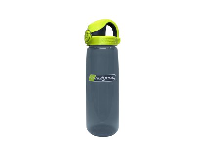 Nalgene OTF 650 mL Charcoal_Lime charcoal cap/5565-1124 Charcoal_Lime charcoal cap/5565-1124, NALGENE-5565-1124