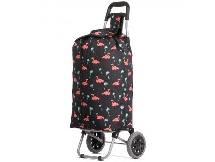 Nákupní taška na kolečkách HOPPA ST-375 - flamingo, RB-ST-375_FLAMINGO