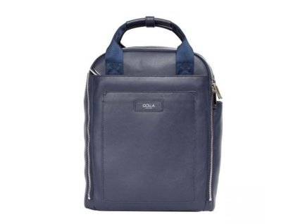 Golla Gamma M Navy - kožený batoh 11l, GOLLA-G2374