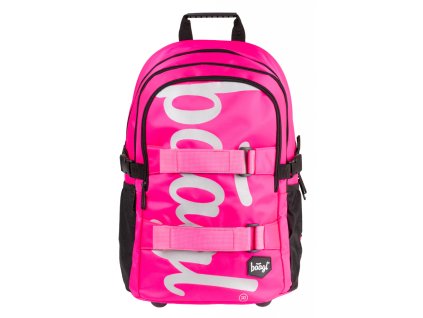 BAAGL Školní batoh skate Pink, A-7216