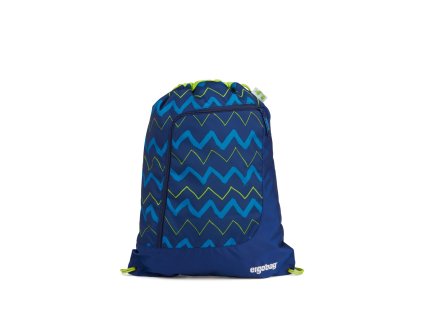 Ergobag sportovní pytel Modrý zig zag 2021, EBA-SPO-001-A04