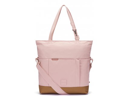 PACSAFE kabelka GO CROSSBODY TOTE sunset pink, 35120333