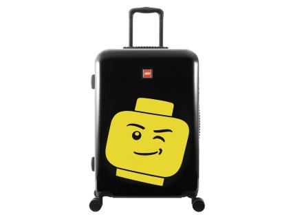 LEGO Luggage ColourBox Minifigure Head M 24" - čierny, 20182-1980