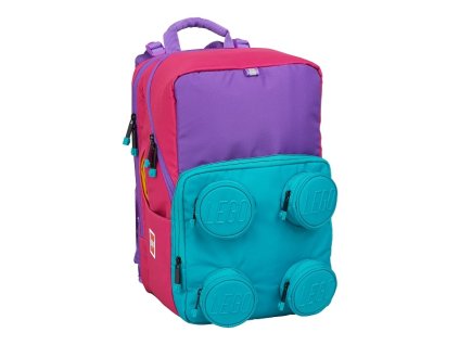 LEGO Pink/Purple Petersen - školní batoh 23l, 20209-2108