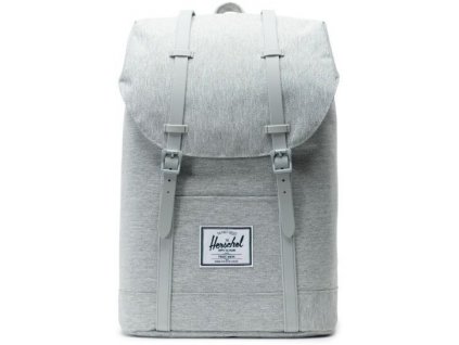 HERSCHEL Retreat Light Grey Crosshatch/Grey Rubber 19,5l, 10066-02041-OS