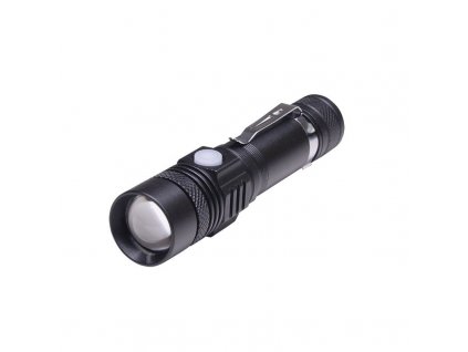 Solight nabíjecí LED svítilna s cyklo držákem, 400lm, fokus, Li-Ion, USB, WN33