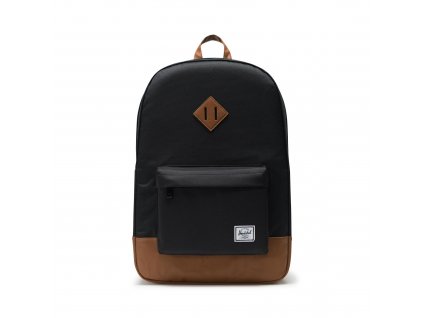 Herschel Heritage Black/Tan Synthetic Leather 21,5L, 10007-00055-OS