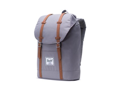 HERSCHEL Retreat Grey/Tan Synthetic Leather 19,5L, 10066-00006-OS