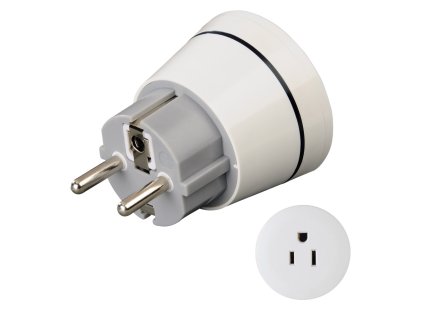 Hama zásuvkový adaptér z USA do ČR, 121990
