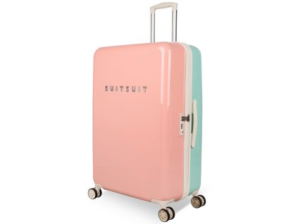 cestovný kufor SUITSUIT® TR-1205/2-L - Fabulous Fifties DUO Mint & Peach, RB-TR-1205/2-L