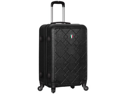cestovný kufor TUCCI T-0107/3-M ABS - čierna, RB-T-0107/3-M_BLACK