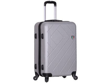 cestovný kufor TUCCI T-0108/3-M ABS - šedá, RB-T-0108/3-M_GREY