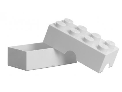 LEGO box na svačinu 100 x 200 x 75 mm biely, 40231735