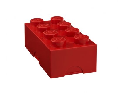 LEGO box na svačinu 100 x 200 x 75 mm červený, 40231730