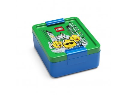LEGO ICONIC Boy box na svačinu - modrá/zelená, 40521724