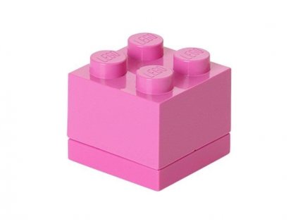 LEGO Mini Box 46 x 46 x 43 růžový, 40111739