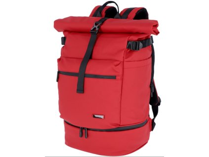 Travelite Basics Rollup backpack Red, TRAVELITE-96342-10