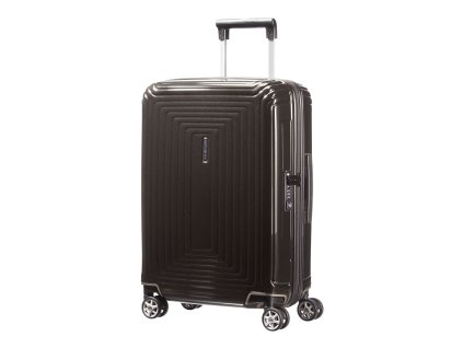 Samsonite SPINNER 55/20 Metallic Black - NEOPULSE + Čelová LED svítilna 3W