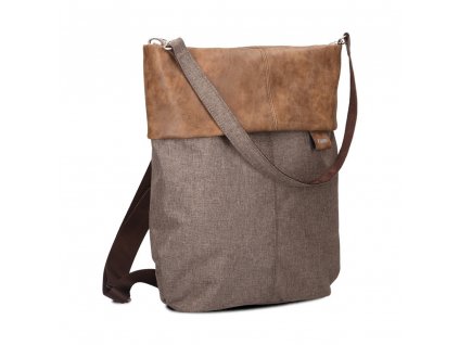 Dámský batoh Zwei /taška OLLI OR12 wood, barva hnědá ,Objem do 10 litrů