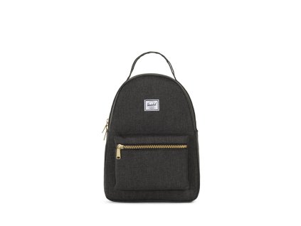 Herschel Nova Small - Black Crosshatch 14l + Čelová LED svítilna 3W