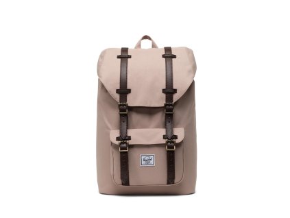 Herschel Little America Mid-Volume - Light Taupe/Chicory Coffee + Čelová LED svítilna 3W