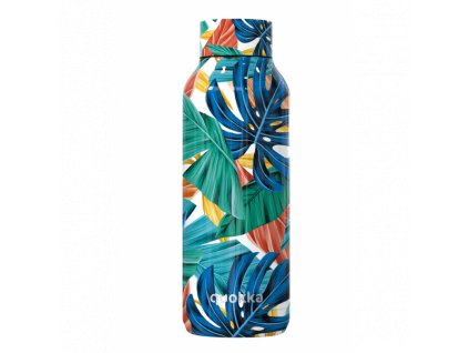 Quokka Nerezová termoláhev Solid 510 ml - color jungle