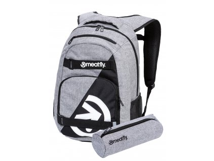 Meatfly Batoh Exile - Grey Heather - 24 L + PENÁL ZDARMA