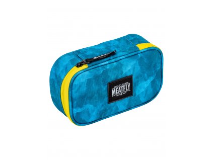 Meatfly Pouzdro XL Pencil Case - Mountains Blue