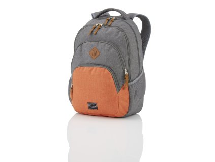 Travelite Basics Backpack Melange Grey/orange