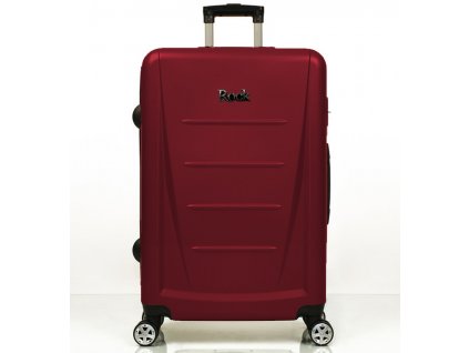 cestovný kufr ROCK TR-0229/3-L ABS - červená