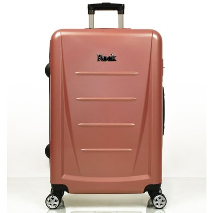 cestovný kufor ROCK TR-0229/3-L ABS - ružová