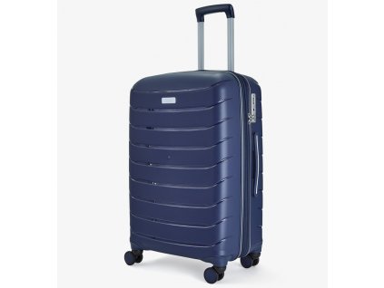 cestovný kufr ROCK TR-0241/3-M PP - tmavo modrá