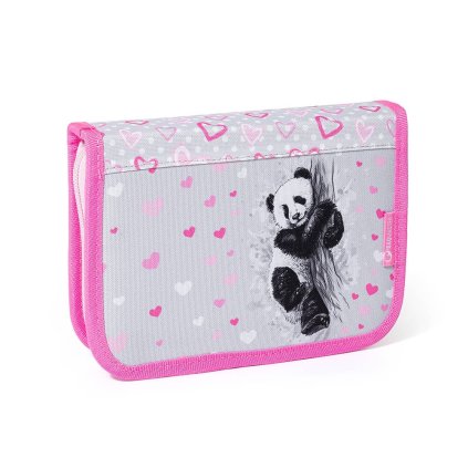 Bagmaster školský peračník BETA 22 B s ružovou s pandou