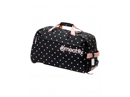 Meatfly cestovný taška Gail - White Dot/Powder Pink - 42 L