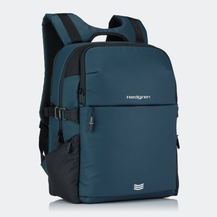 Hedgren Batoh Commute Rail 3-CMPT Backpack 15,6"+ RFID HCOM05 - modrý