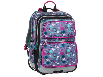 Bagmaster GALAXY 8 A PINK/GRAY/GREEN + LED Čelovka 3W