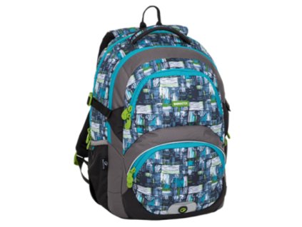 Bagmaster THEORY 8 C BLACK/BLUE/GRAY + LED Čelovka 3W