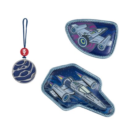 Step by Step Doplnková sada obrázkov MAGIC MAGS Vesmírna loď ELIO k aktovkám GRADE, SPACE, CLOUD, 2v1 a KID