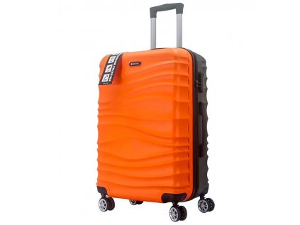 cestovný kufr METRO LLTC1/3-L ABS - oranžová/šedá