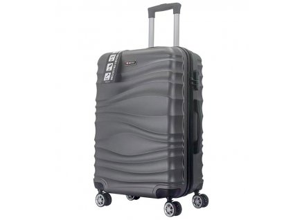 cestovný kufr METRO LLTC1/3-L ABS - šedá