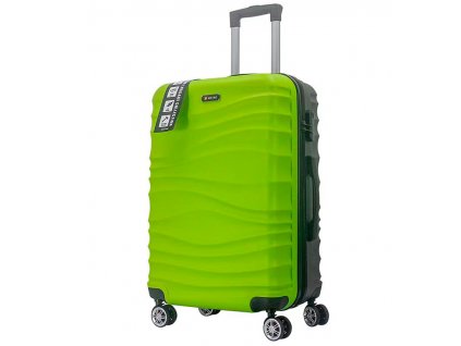 cestovný kufr METRO LLTC1/3-M ABS - zelená/šedá