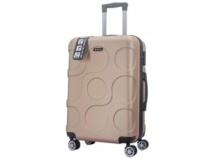 cestovný kufr METRO LLTC4/3-L ABS - béžová