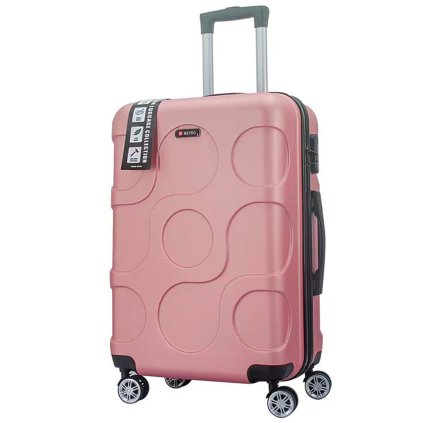 cestovný kufor METRO LLTC4/3-L ABS - ružová