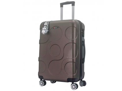 cestovný kufr METRO LLTC4/3-M ABS - hnedá