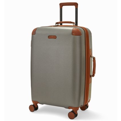 cestovný kufor ROCK TR-0219/4-M ABS/PC - šedá